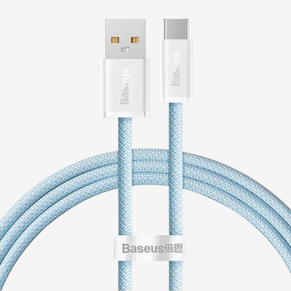 Cabo Baseus Dynamic Series USB-A to USB-C PD 100W 1m Azul