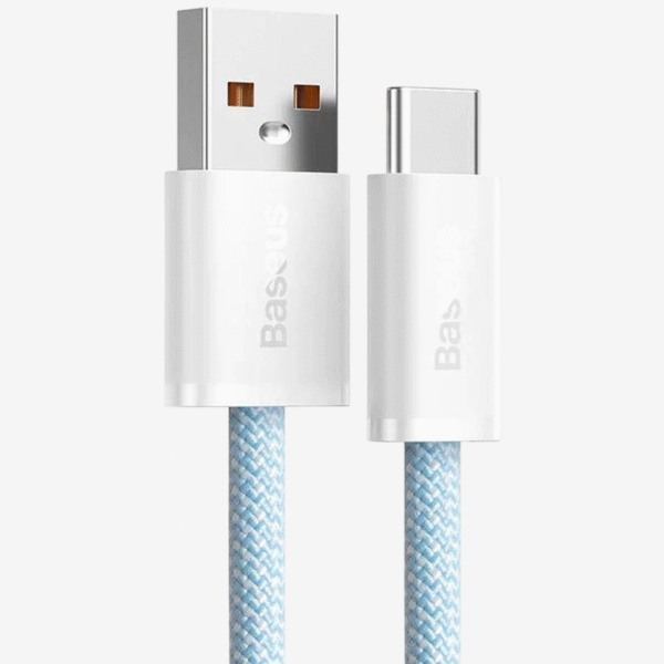 Cabo Baseus Dynamic Series USB-A to USB-C PD 100W 1m Azul - Image 3
