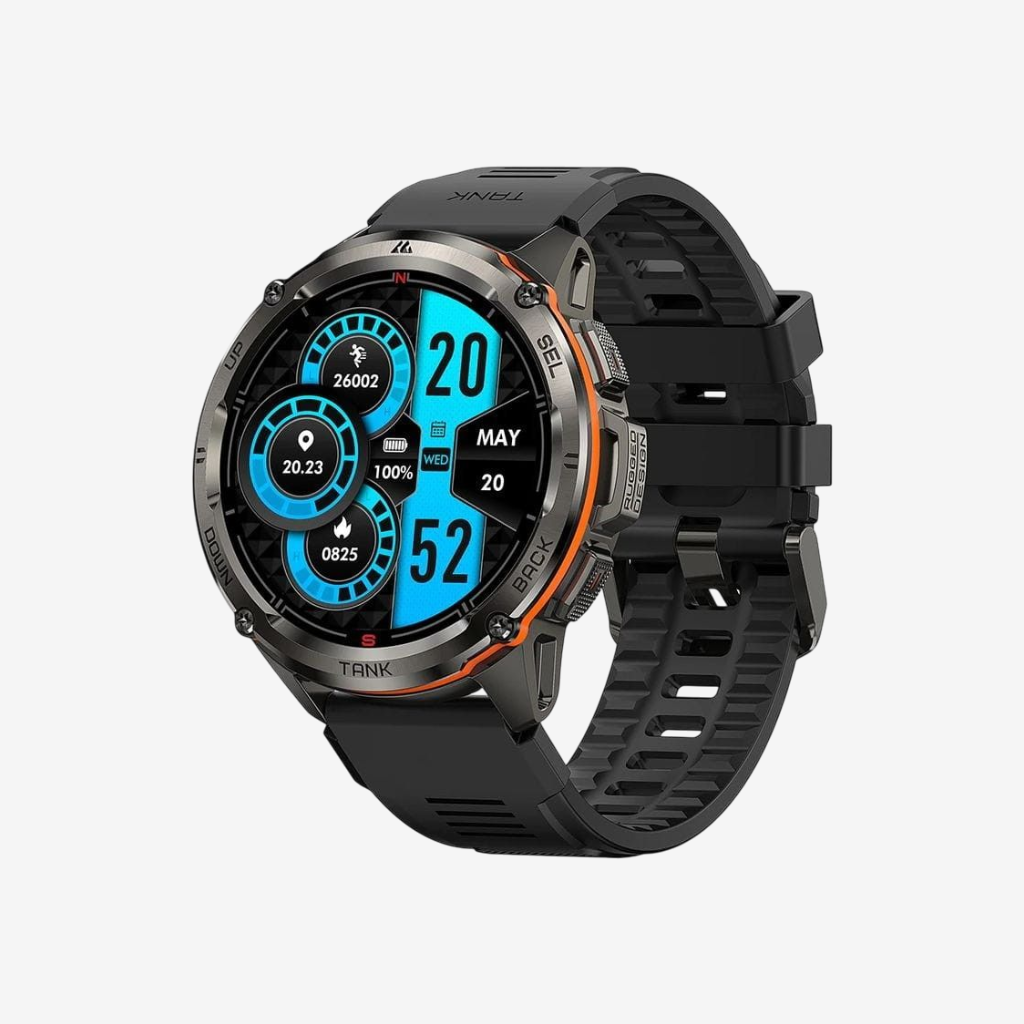 Relógio inteligente Kospet Tank T3 Ultra Preto