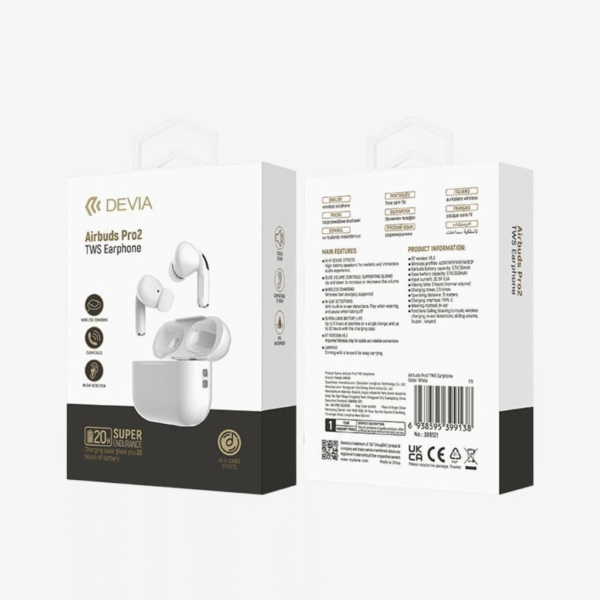 Fone de ouvido sem fio Devia Airbuds Pro 2 TWS - Image 3