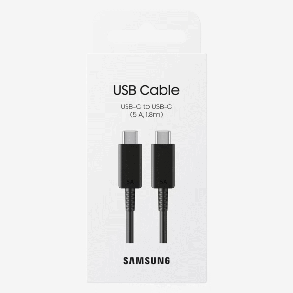 Cabo Samsung 5A USB-C 1,8m Preto - Image 3
