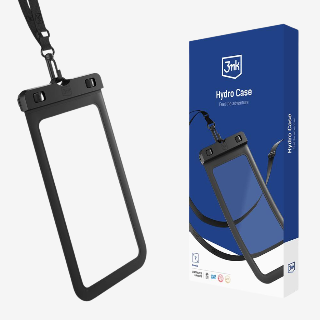 Capa universal à prova d'água para smartphone - 3mk Hydro Case