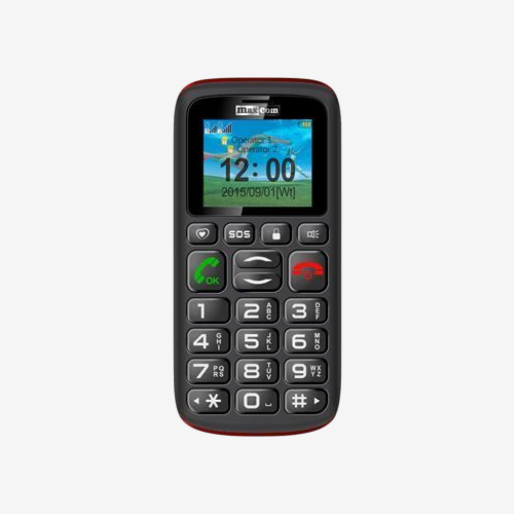 Telemóvel Maxcom Comfort MM428L Preto/Vermelho (1,8")
