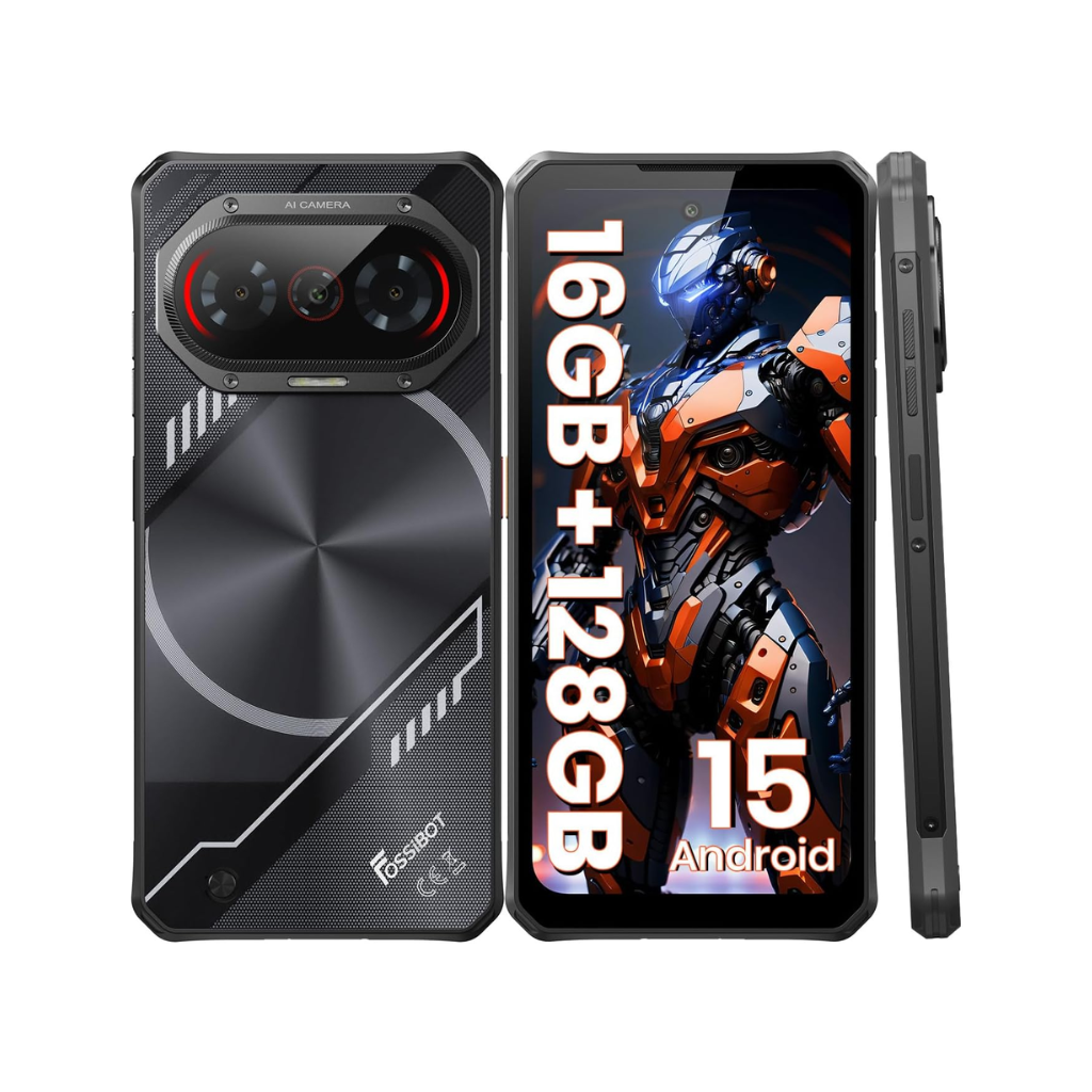 Fossibot F114 4GB 128GB Preto Robusto (6,67")